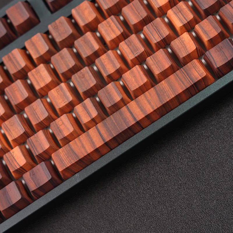 108 keys wood texture Cherry Profile PBT material character translucent mechanical keyboard cap