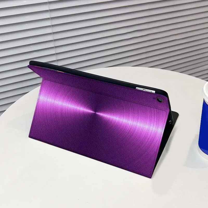 حافظة تابلت مضيئة على الطراز المعدني الملون لهاتف سامسونج جالاكسي تاب A A7 A8 A9 A11 S6 S11 Lite Plus 10.1 10.4 10.5 بوصة #2