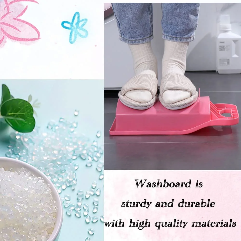 Underwear Mini Washboard Baby Clothes Sock Washing Board Portable Hand Wash Laundry Non-Slip Convenient  Personal Washboard