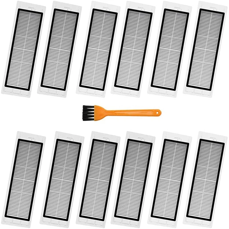 12 упаковок HEPA-фильтров для роботов-пылесосов Xiaomi Mi Mijia S5 S6 Max S4 E20 E25 E35 C10 S50, вакуумные детали