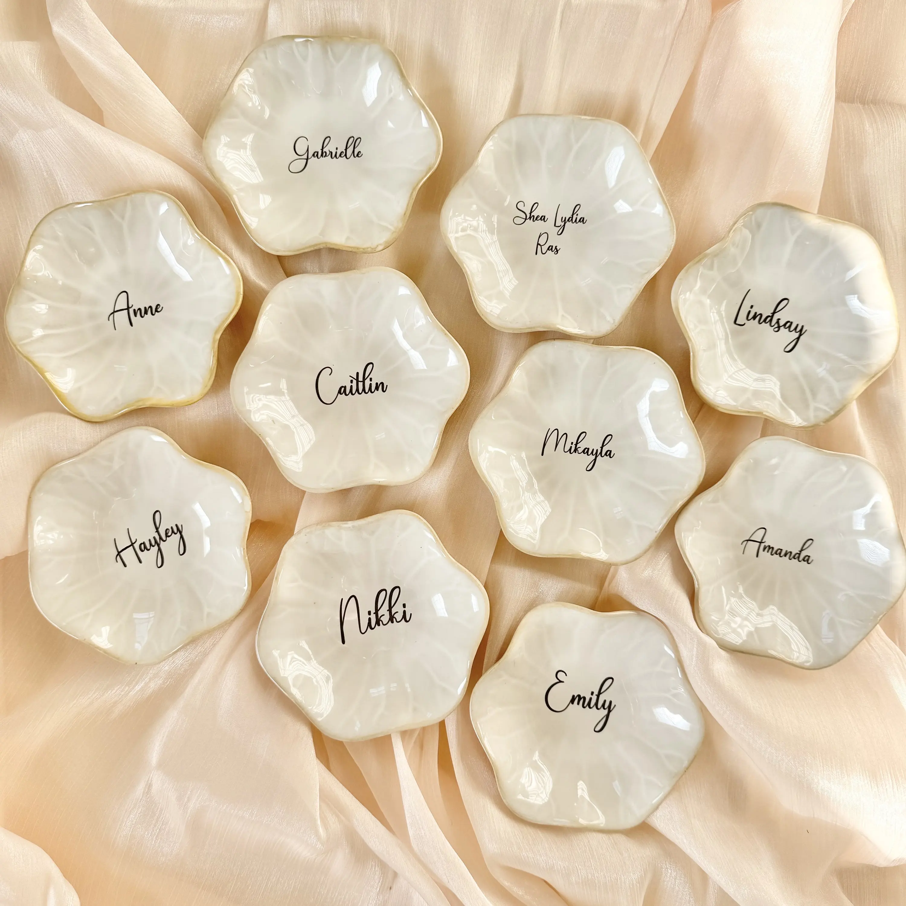 Ceramic Trinket Dish - Prato de anel personalizado para festa