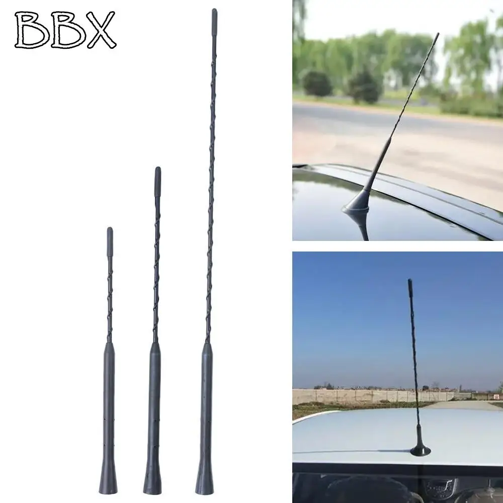 

9/11/16-inch Universal Roof Mast Whip Stereo Radio FM/AM Signal Amplifier Antenna Volkswagen BMW Mercedes-Benz Mazda Audi Toyota