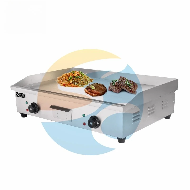 Commercial    Griddle Flat Top Stainless Steel Beef Steak Cooking Stove Machine New for Sale for Meat Roasting