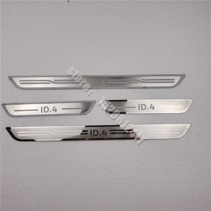 

for Volkswagen ID.4 crozz VW ID4 2020 20212022 Door Sill Scuff Plate Kick Guard Pedal Threshold Step Protector Stainless