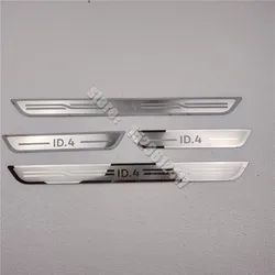 for Volkswagen ID.4 crozz VW ID4 2020 20212022 Door Sill Scuff Plate Kick Guard Pedal Threshold Step Protector Stainless