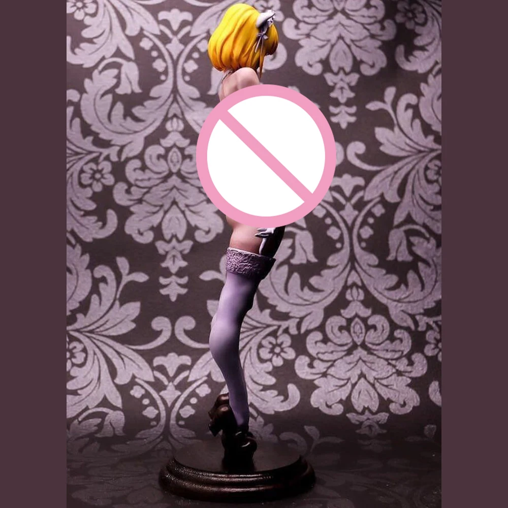 1/24 escala resina figura modelo kit belle sexy stepgirl gato resina figura 3d impressão modelo kit diy micro estátua brinquedos sem pintura