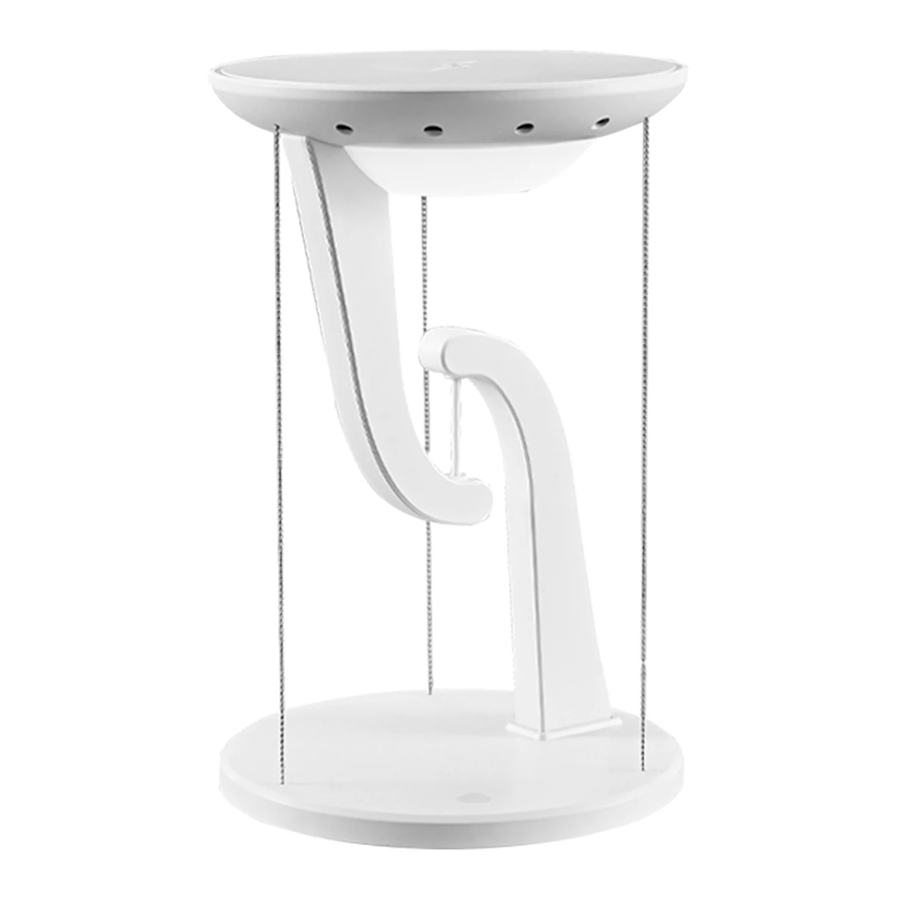 Creative bedroom suspension anti-gravity LED desk lamp mobile phone fast wireless charging ambient light night light ornament