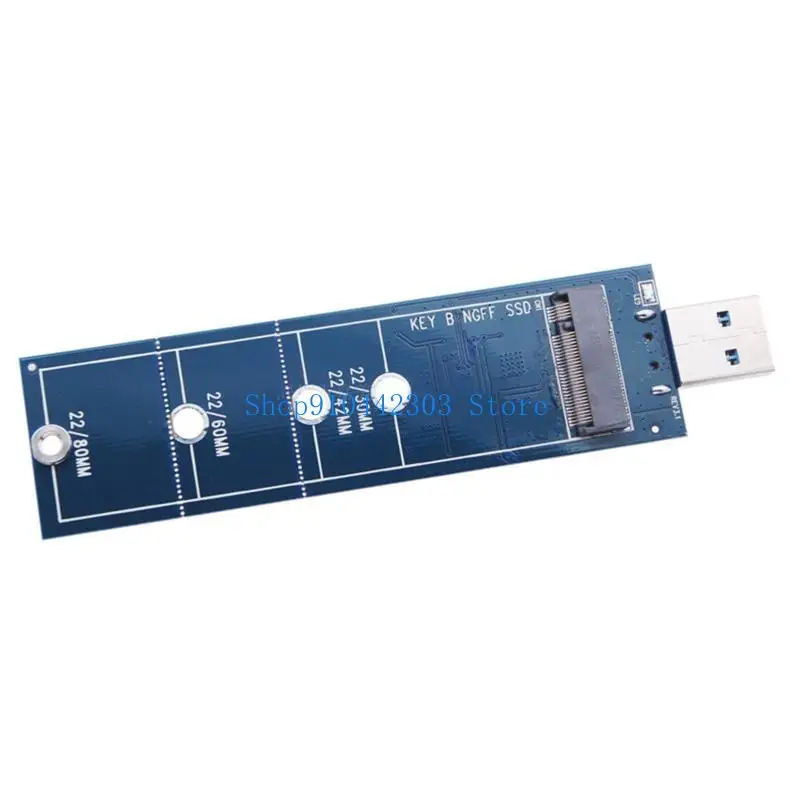 652F for M.2 Adapter B for Key SSD to USB 3.0 Reader Card NGFF -SATA Converter Support-SATA Based 2230 2242 2260 2280 No Cabl