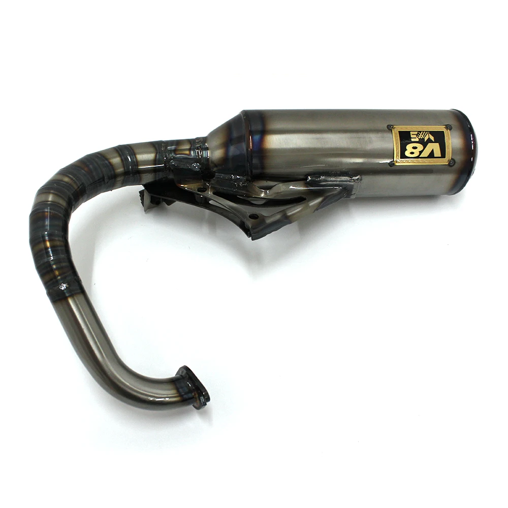 Escape para Honda Dio 50 AF17 AF18 AF27 AF28, sistema de escape de 28 mm para motocicleta de 50-90 cc, silenciador de tubo de escape