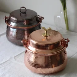 Mini Copper Cooking Pot, Small, Easy to Clean, Convenient, Simple Cooking Pot for Household Use, Reliable Performance