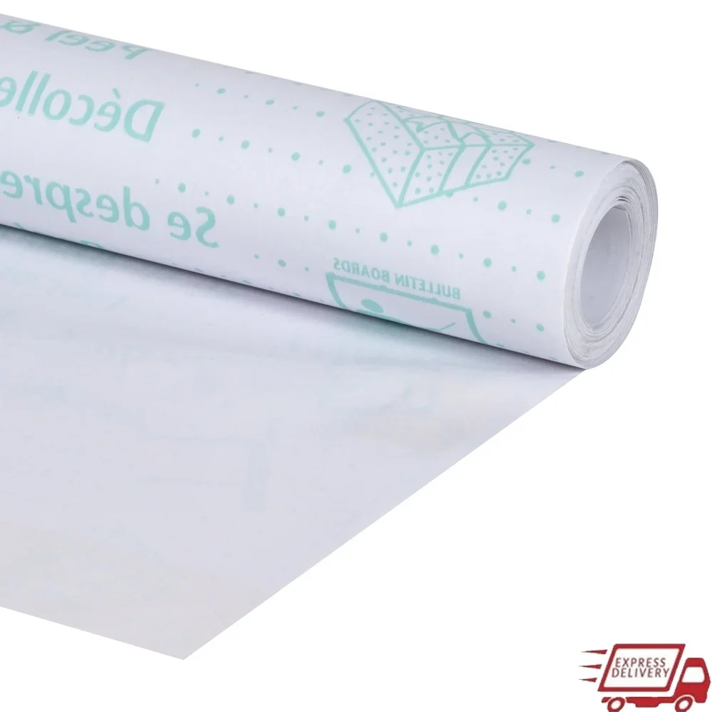 

Clear Adhesive Laminate Roll 12in x 36ft Self-Adhesive Liner Books Flash Cards Easy to Cut Removable Protective Covering