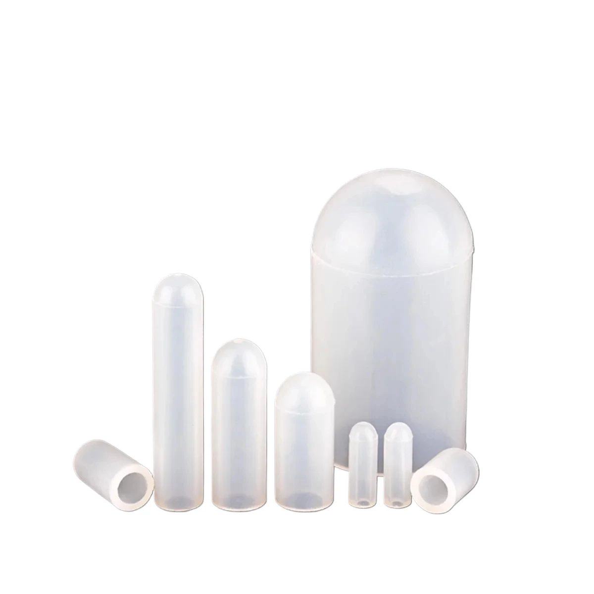 Silicon-based heat-resistant protective sleeve screw, collision-proof powder coating, electroplated rubber dust cap