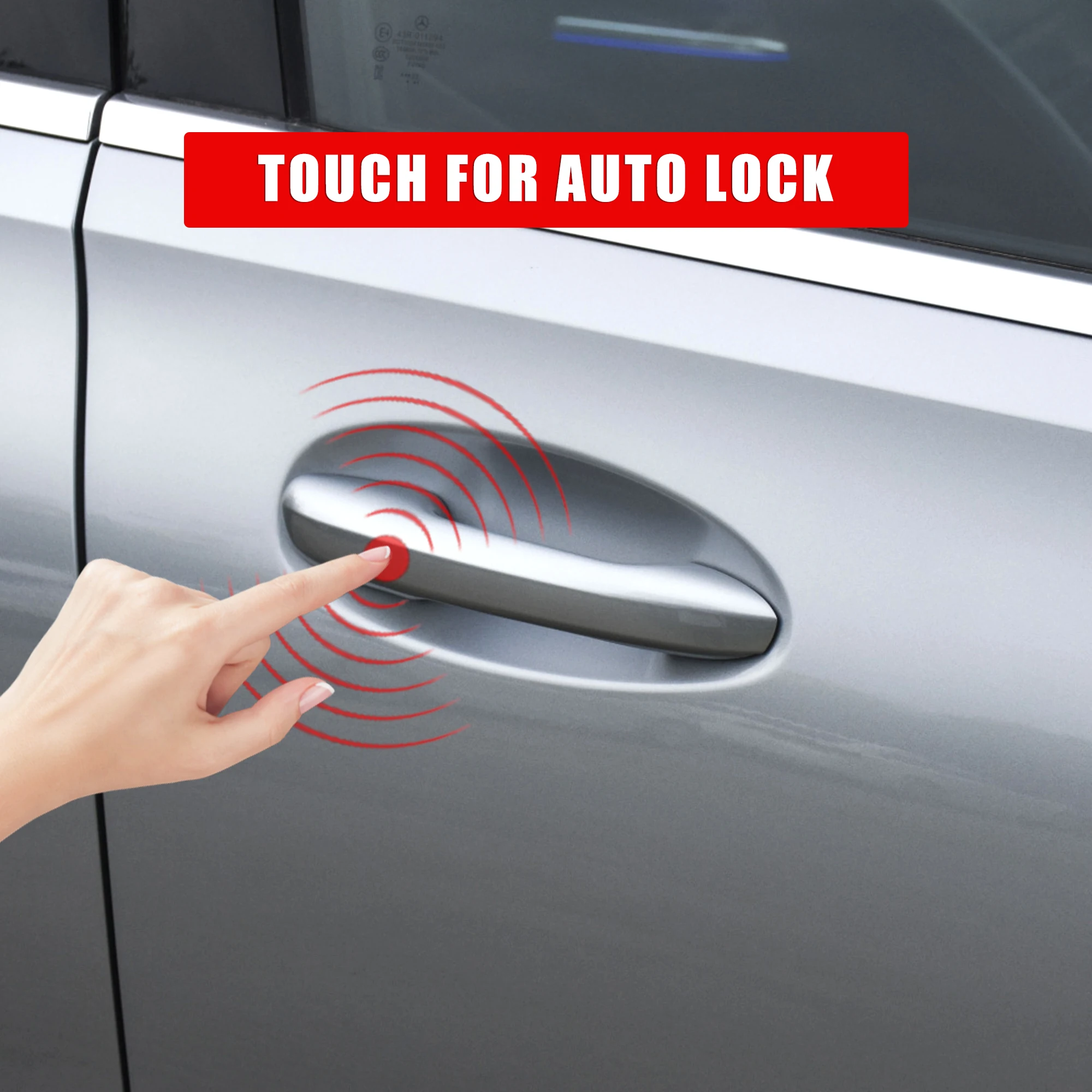 Chidengde for Vito W447 W448 Push Button Start Stop System Remote Starter Keyless Go Car Accessories With 4 Sensor Handle