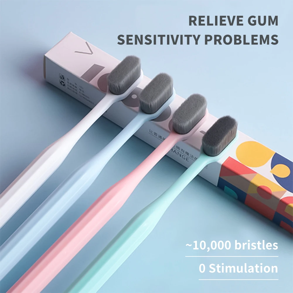 Wanmao toothbrush with ultra soft bristles to protect gums for pregnant women postpartum women couples women adults family,