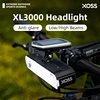 XOSS XL3000 バイク ライト 3000Lm ヘッドライト アルミニウム超軽量懐中電灯防水 Type-C 充電式 9000mAh 自転車フロント ランプ 1