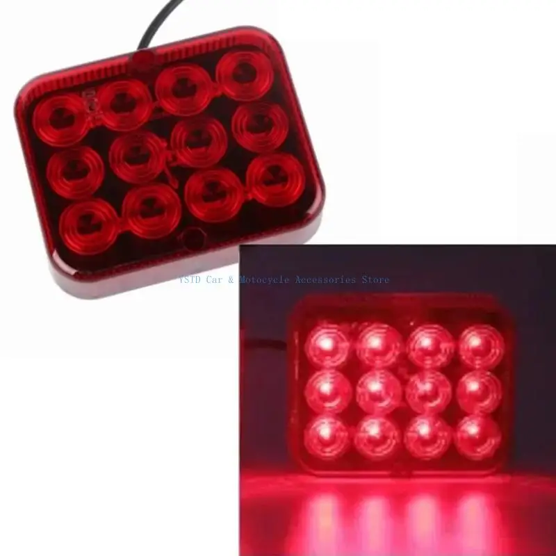 L5BC مصباح الضباب الخلفي المضاد للصدمات ستروب للشاحنات والمقطورات والتخييم وتوفير الطاقة #5