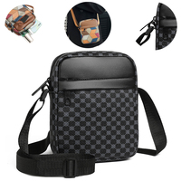 Unisexual men's and women's single-shoulder crossbody bags, simple and mini daily commuting bag