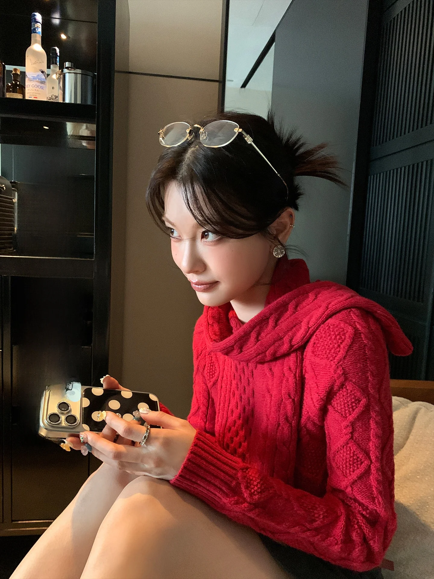 lione-new-year-party-atmosphere-knitted-scarf-integrated-twist-sweater-soft-nylon-acrylic-fiber-regular-sleeve-long-neckline