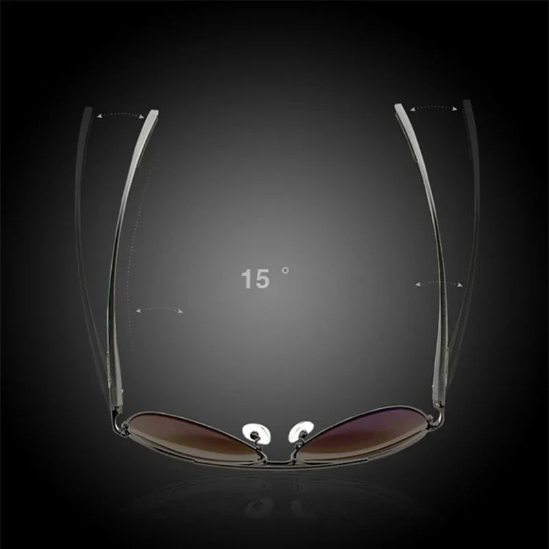 VEITHDIA العلامة التجارية الجديدة الاستقطاب النظارات الشمسية المعدنية UV400 عدسة الإطار المعدني الرياضة في الهواء الطلق القيادة نظارات واقية للذكور FH2605