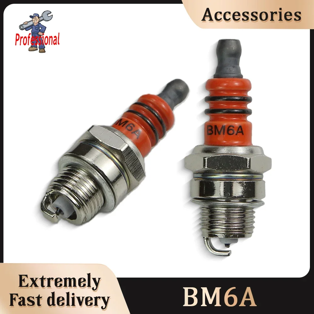 

BM6A Motorcycle Spark Plugs are Suitable For Yamaha MT-15 07 FZS25 FASCINO 125 Fi and For Yamaha Marine Outboard Motors 40-225HP