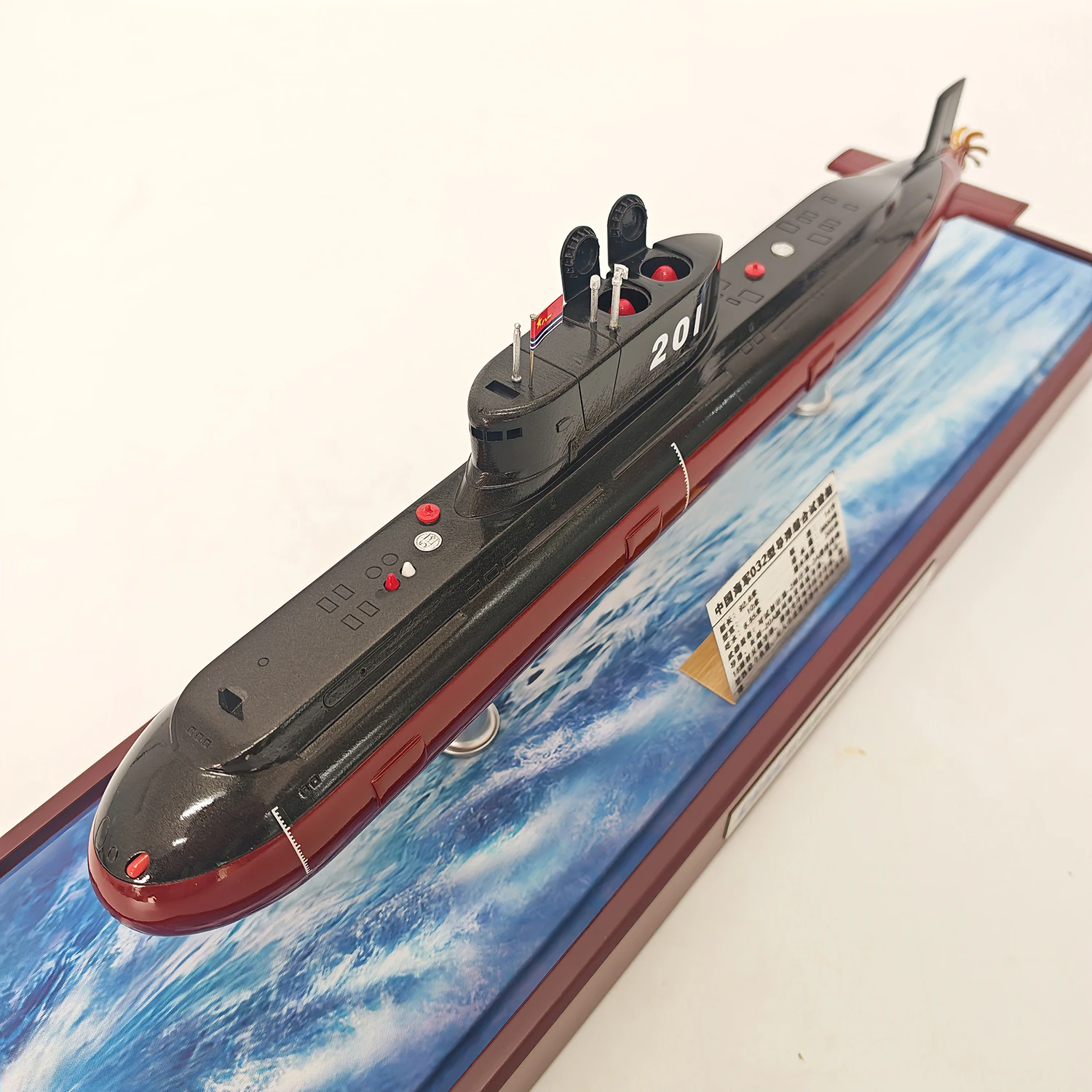 

1/240 Type 032 Conventional Submarine Model 50cm Meticulously Crafted Alloy Material Ships Model Ship Toy Ornament Warship Model