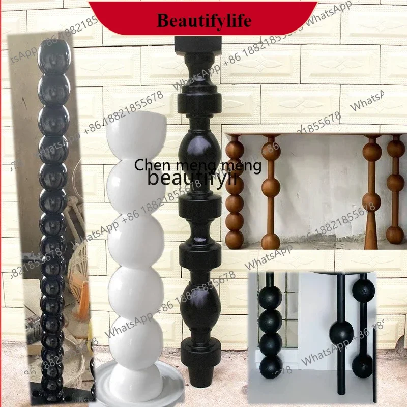 G153 Light luxury Roman column solid wood DIY bar entrance table legs support legs solid wood edge table legs