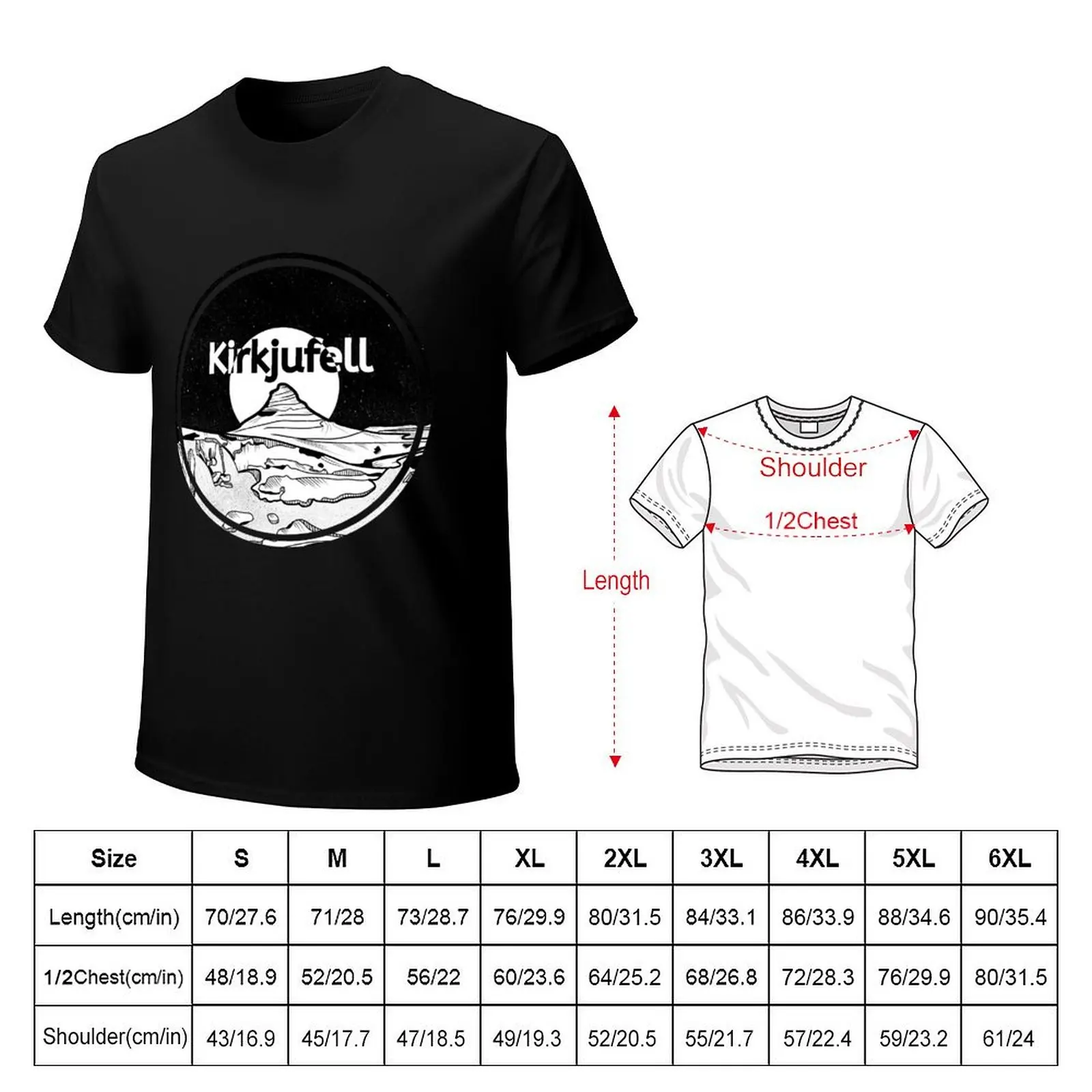 Kirkjufell Iceland T-Shirt Christmas Theme Tee Top