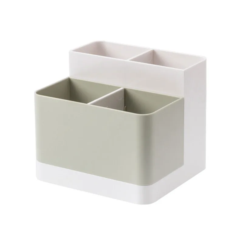1pc Multi-purpose Cosmetic Storage Box Desktop Stationery Finishing Box Grid Storage Box Office Supplies Organizers for Desk image 5