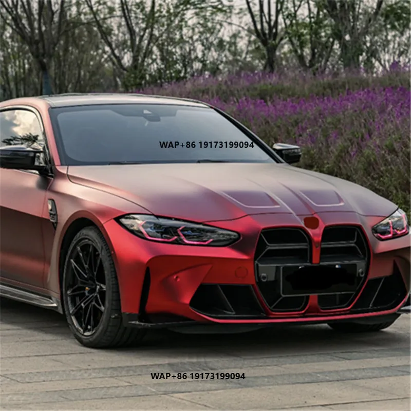 

Satin Chrome Romanee Red Vinyl Matte New Car Bumper Change Color Vinyl Wrapping Film Car Stickers for Decorative Wrapping
