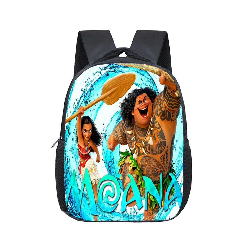 Disney-mochila Moana de 12 pulgadas para niños y niñas, Bolsa Escolar de moda, regalo para guardería