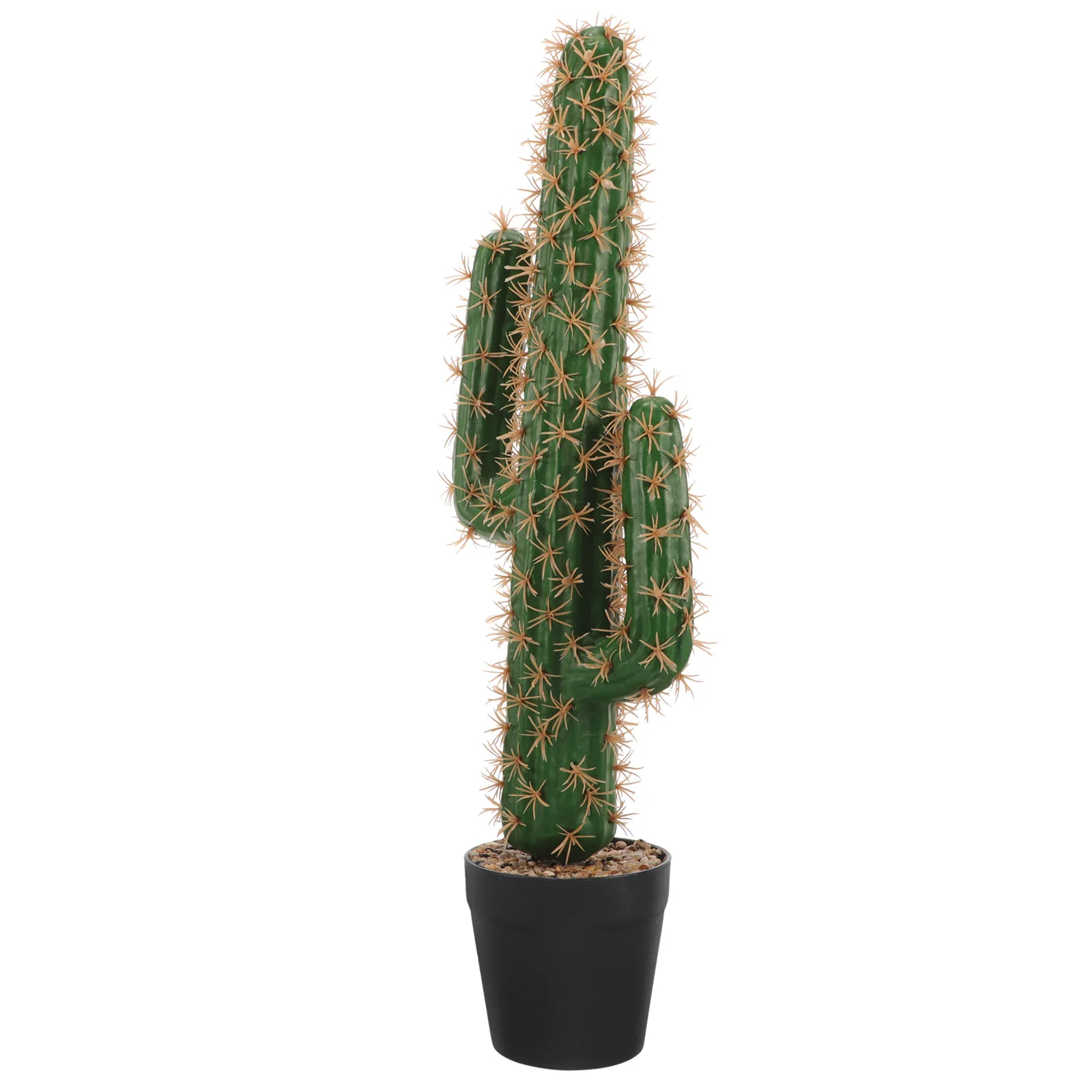 

Prickly Pear Fake Flower Cactus Decorate Faux Plants Potted Southwest 5300X1100X1100CM Plastic Desktop