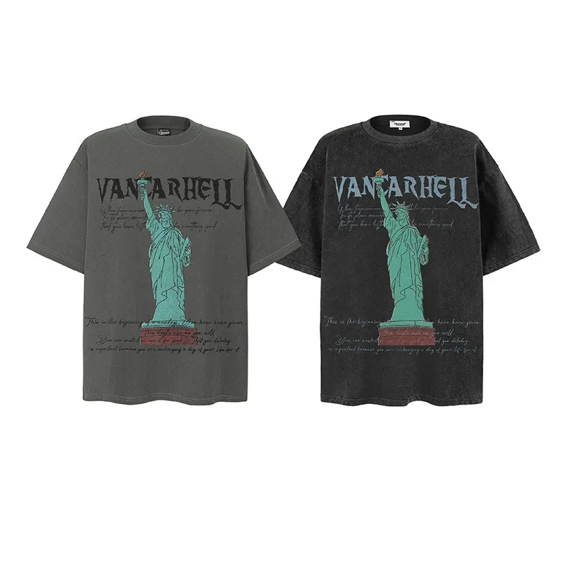 

Oversized T-shirts Man Japanese Streetwear Fashion O-neck Short Sleeve T Shirts Casual Pure Cotton Printed Graphic Tops Tees Men