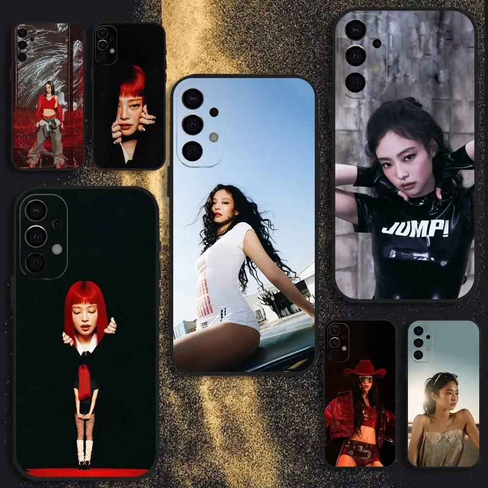 

Singer J-Jennie-S Phone Case For Samsung S25,S24,S21,S22,S23,S30,Ultra,S20,Plus,Fe,Lite,Note,10,9,5G Black Cover