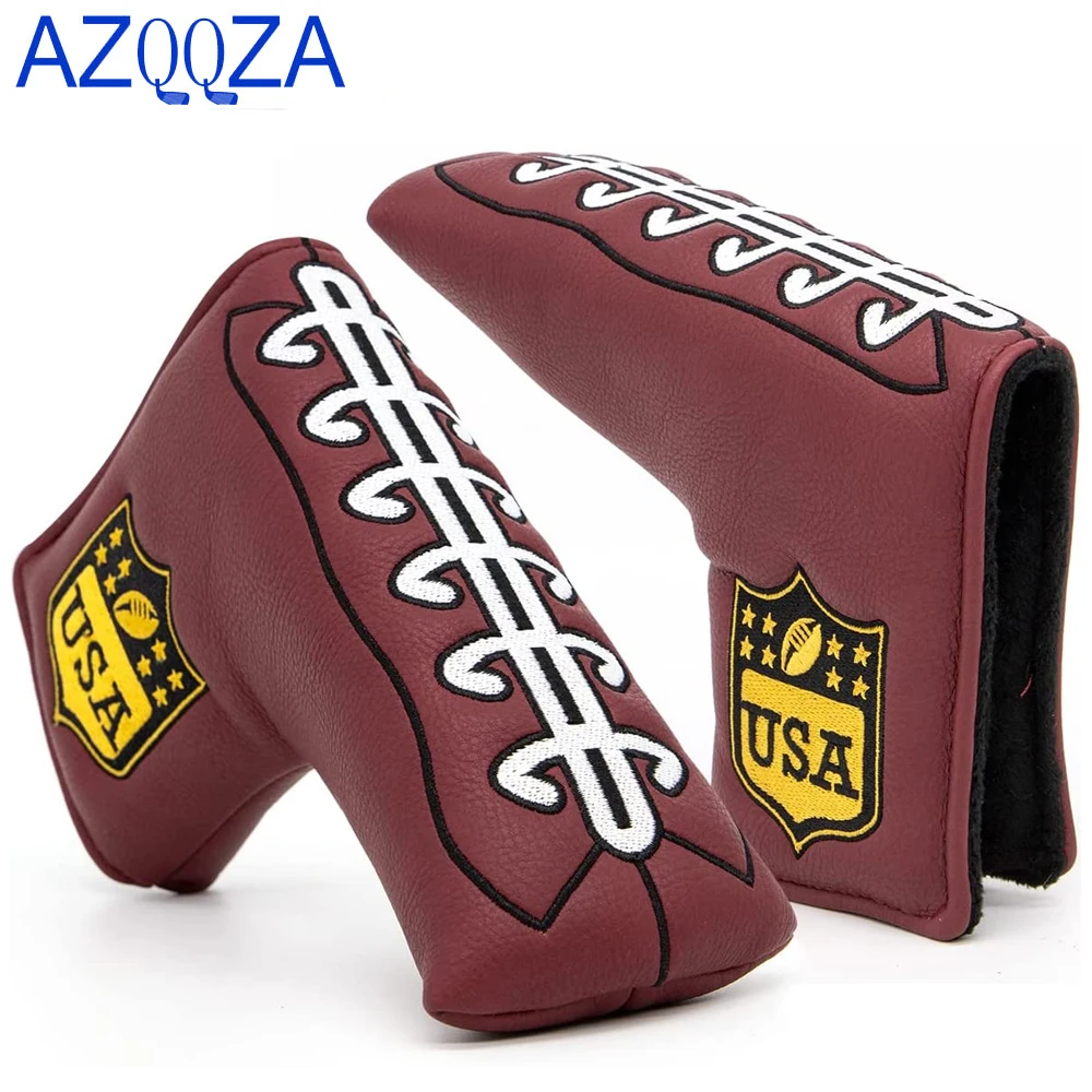 

Golf Blade Putter Club Head Cover Headcover Magnetic for golf Clubs fits Blade Style Putters-Synthetic Leather Putter Cover