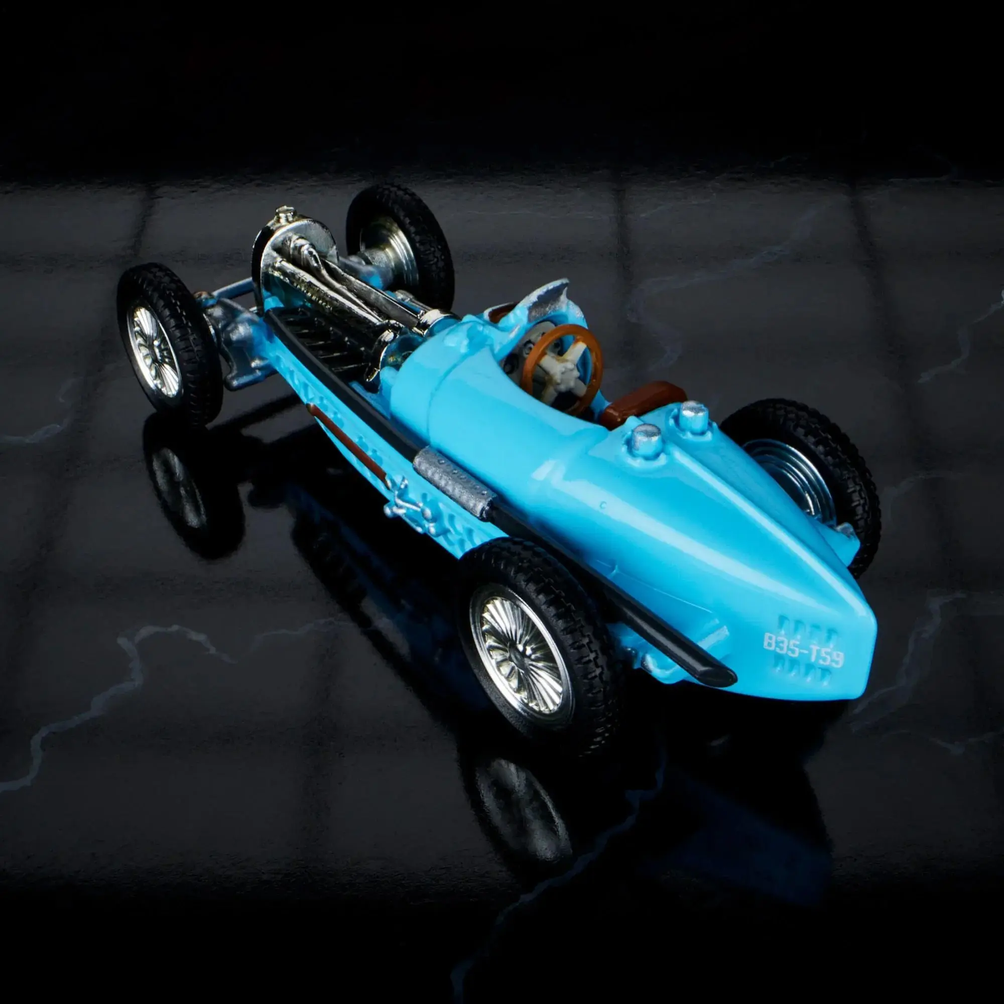 Hot Wheels 1/64 RLC Elite 64 Bugatti Tipo 59 coleção limitada de ornamentos de modelo de carrinho de liga fundida