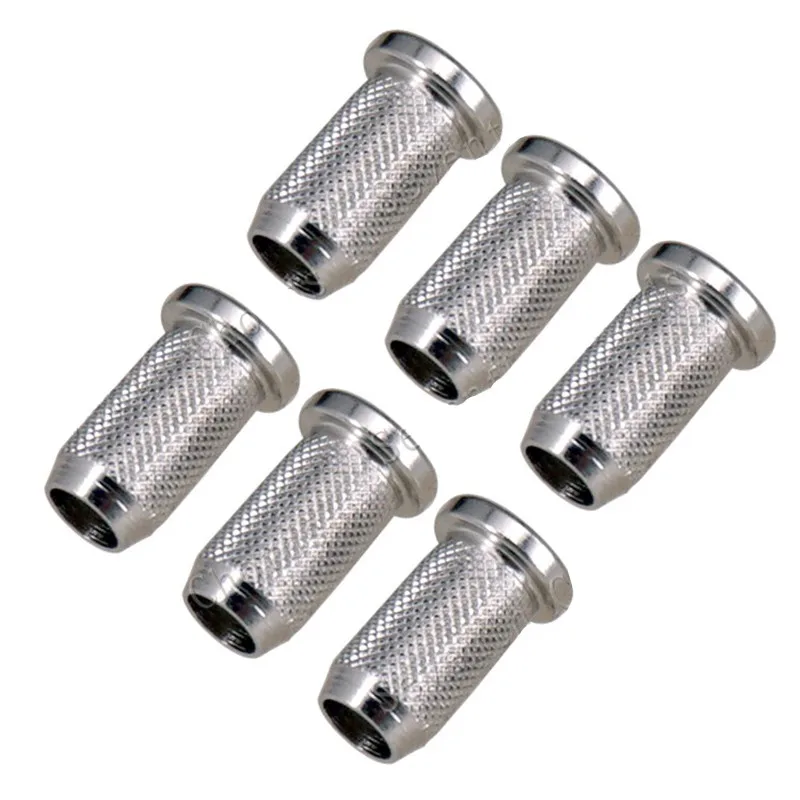 12Pcs Gitarre String Montage Aderendhülsen Buchse Set Für Elektrische Gitarre Brücke Gitarre String Retainer Zubehör Teile 3 Farben – Detail 15