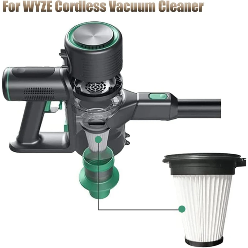 فلتر Hepa بديل لمكنسة كهربائية لاسلكية من Wyze وقطع الغيار والملحقات ، 3 من Wyze