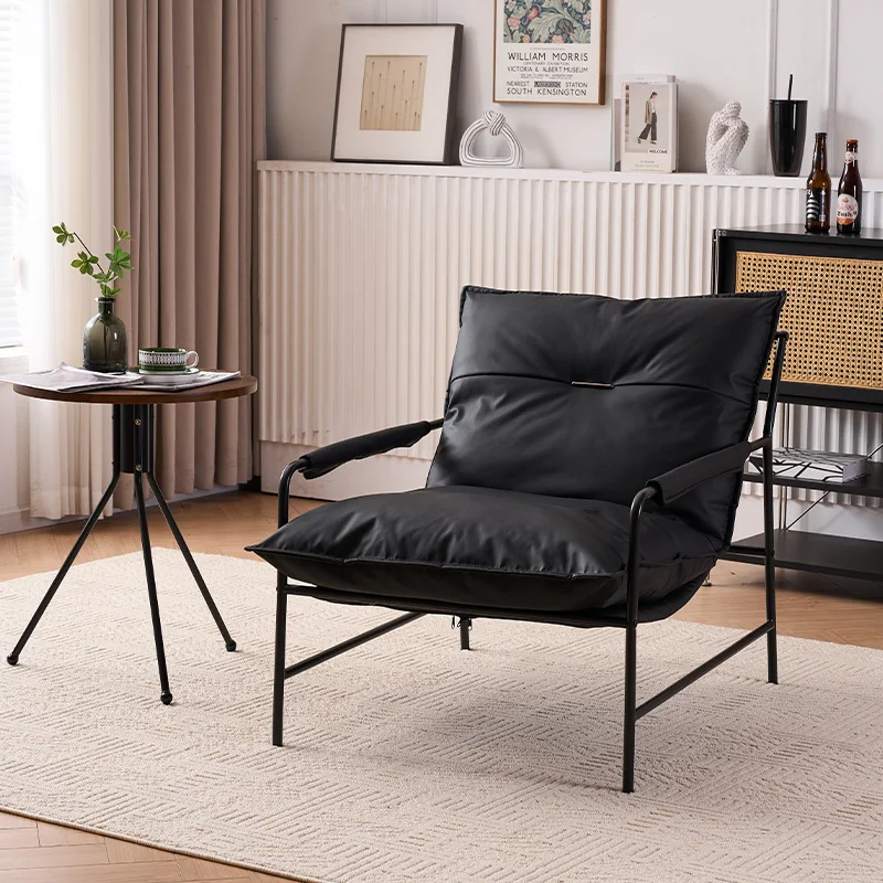 

Refined Modern Nordic Living Room Armchair Designer Premium Furniture Wooden Chair Fauteuils De Salon Elegant Luxury Furniture