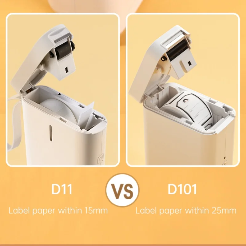 New Upgrade and Lightweight Niimbot D101 Thermal Label Printer Widely Used for Home/Office/Commercial Scenes Convenient to Carry