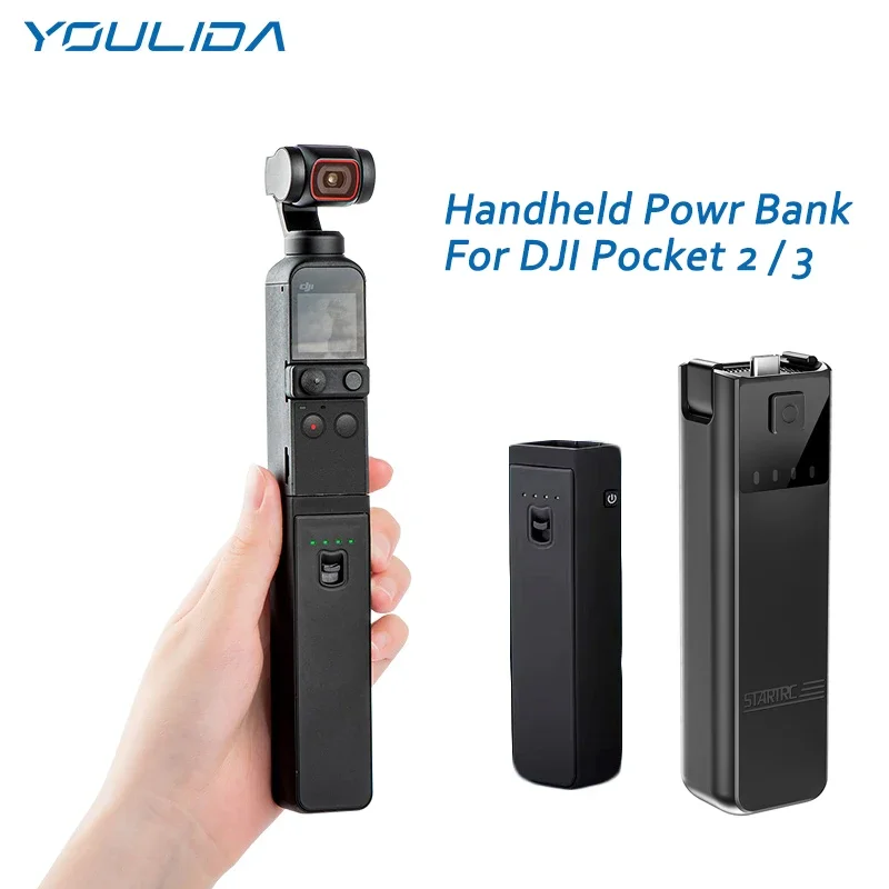 

For DJI Osmo Pocket 2 Power Bank 3200mAh Mobile Portable Fast Charging Charger For DJI Pocket 3 Camera Handheld Charger