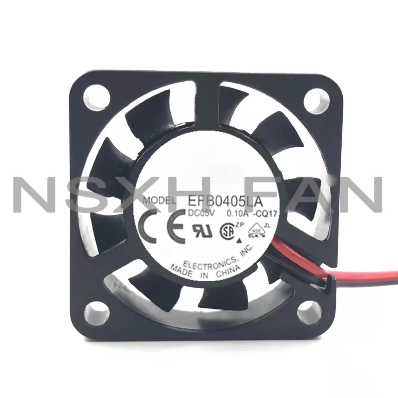 EFB0405LA 40x40x10mm 4010 5V 0.10A 4CM Fan Silent Ball Fan