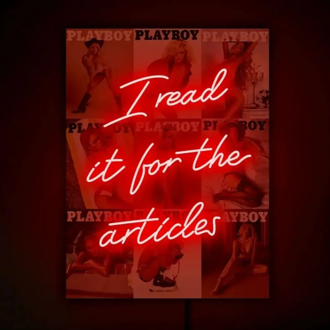 

I Read It for The Articles Neon Sign Erotic Neon Sign Wedding Decoration Birthday Party Decorations Kawaii Room Decor