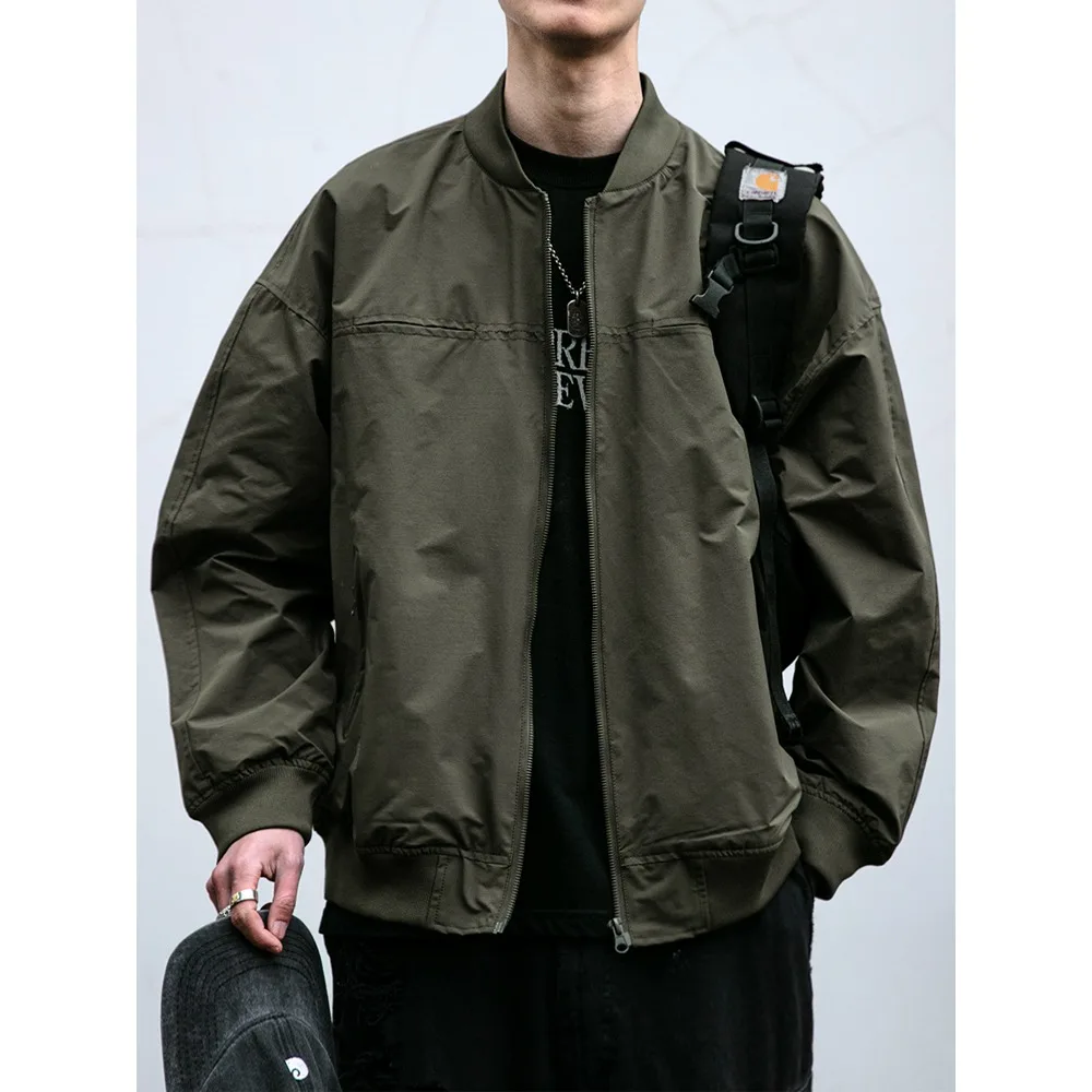 

American Sle Baseball Collar Flight Jaet ex Spring Autumn Loose Outdoor Functional Versatile Workwear Coat Trendy