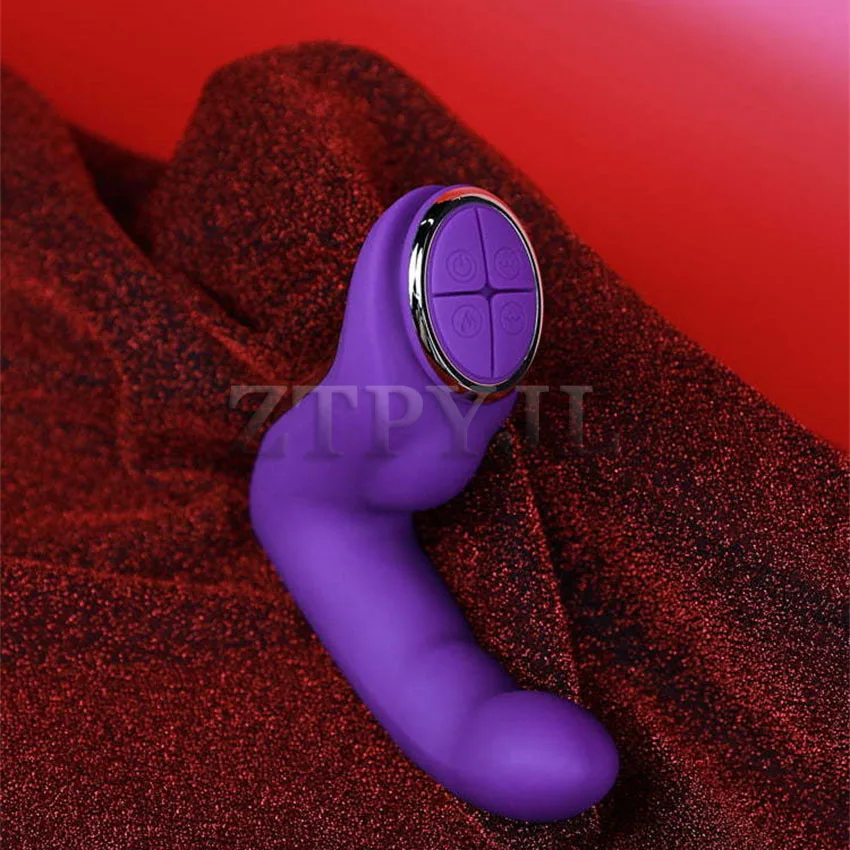 Vibrators Female G-spot Finger Heating Vibrator Female Vagina Massager Clitoris Dildo Vibrators Stimulator Sex Toys For Women 18