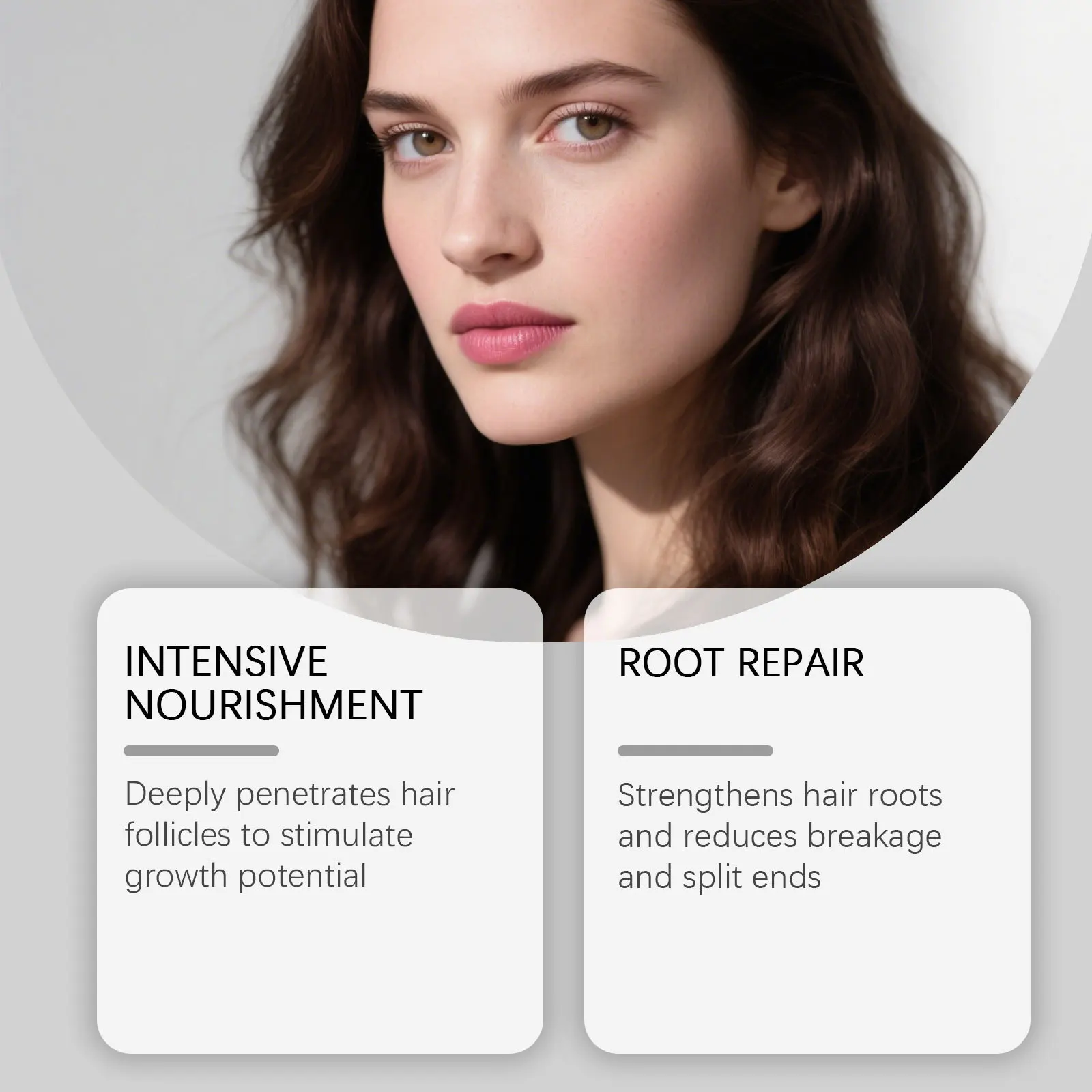 Polygonum Multiflorum Hair Spray Nourish Hair Root Reduce Loss Repair Split Ends Effective Lasting Hair Care Ginger Hair Serum