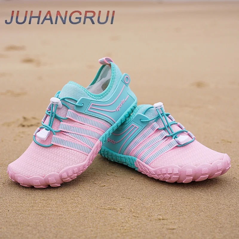Men Women Five-Finger Barefoot Shoes Beach Wading Shoes River Tracing Shoes Quick Dry Outdoor Hiking Shoes Indoor Fitness Shoes