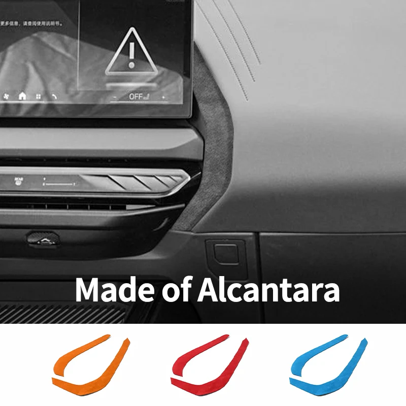 

For BMW X3 G45 G48（2025-）Dashboard Panel Instrument Trim Sticker Car Interior Performance Tuning Accessories Made of Alcantara