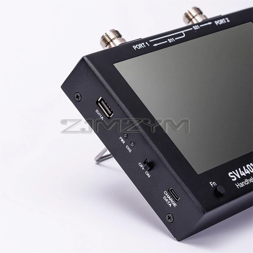 Imagem -05 - Polegadas Ips Touch Lcd 50khz4.4ghz Analisador de Rede Vetorial hf Vhf Uhf Antena 100db Dinâmica Vna Versão em Inglês Sv4401a