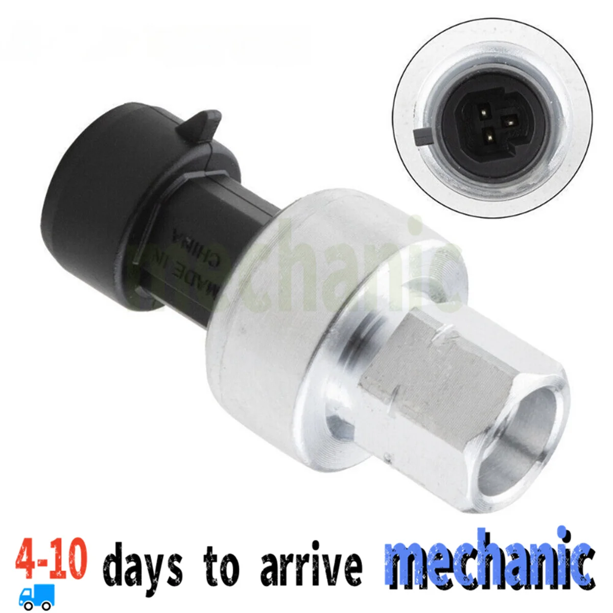 

For 13587668 air conditioning refrigerant pressure switch sensor with connector suitable for Buick, Chevrolet, Hummer