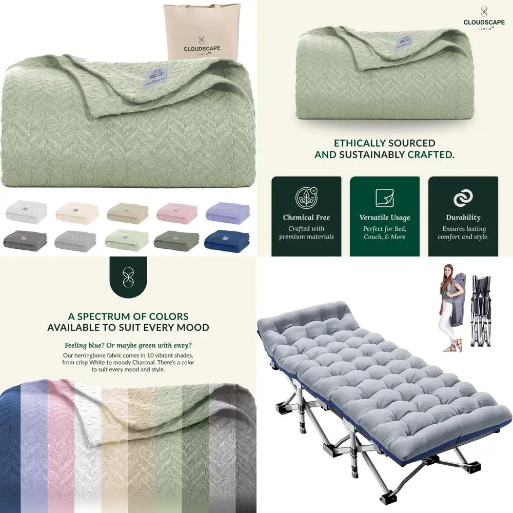 

Легкое летнее одеяло из 100% хлопка размера King Size — подходит для кровати King California